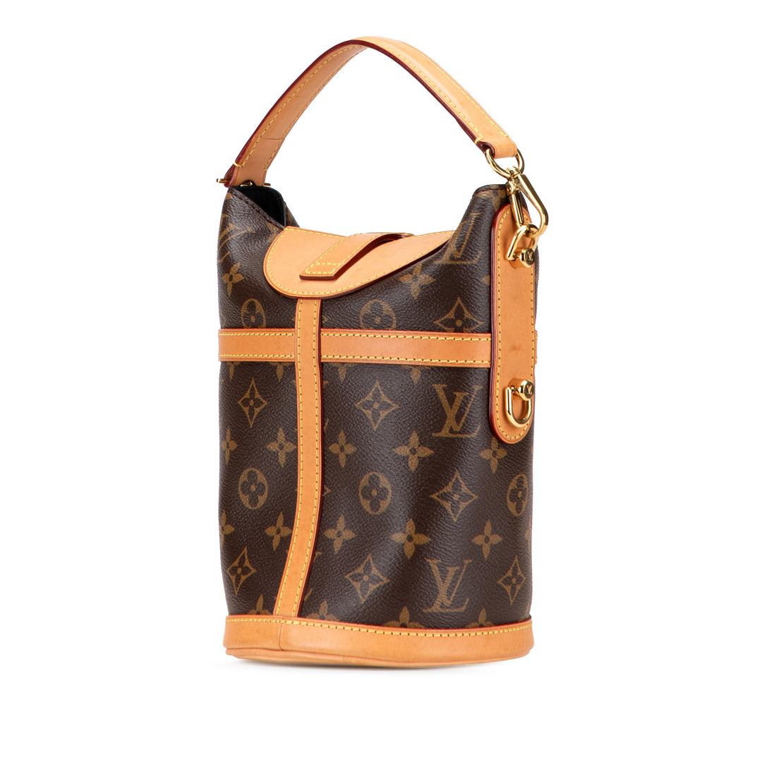 Louis Vuitton Monogram Duffle Bucket Bag Marron
