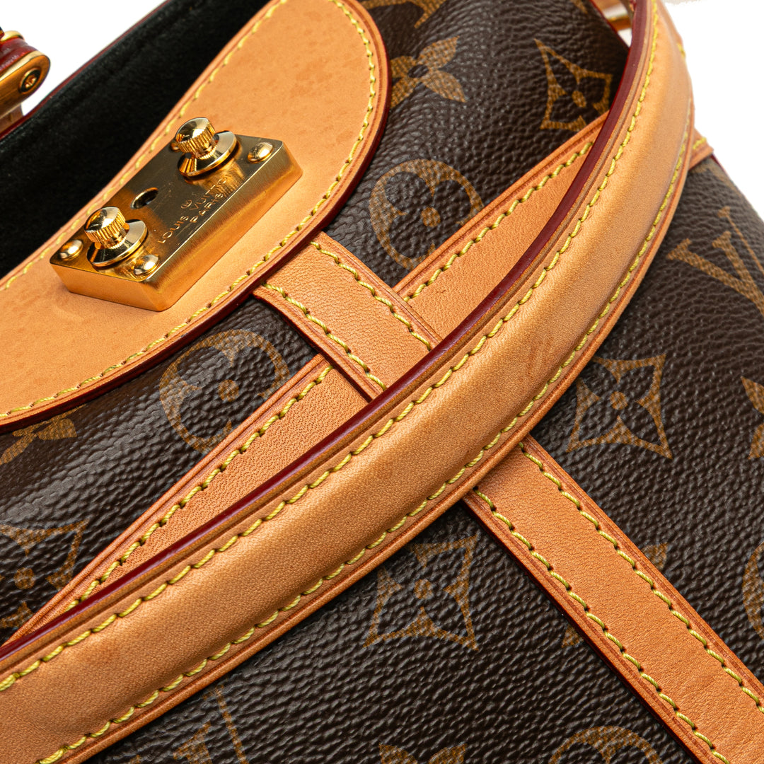 Louis Vuitton Monogram Duffle Bucket Bag Marron