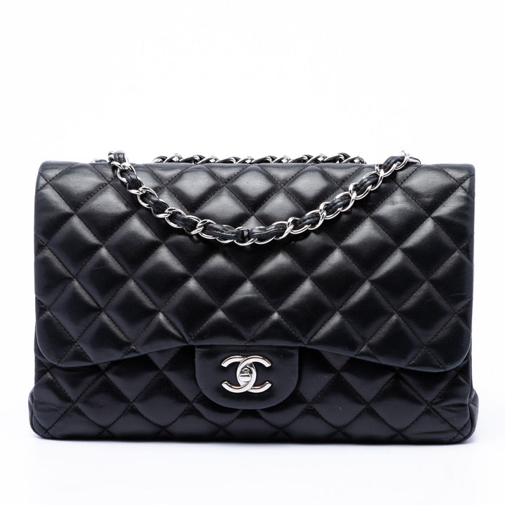 Chanel Classic Rabat simple Jumbo Cuir d'agneau