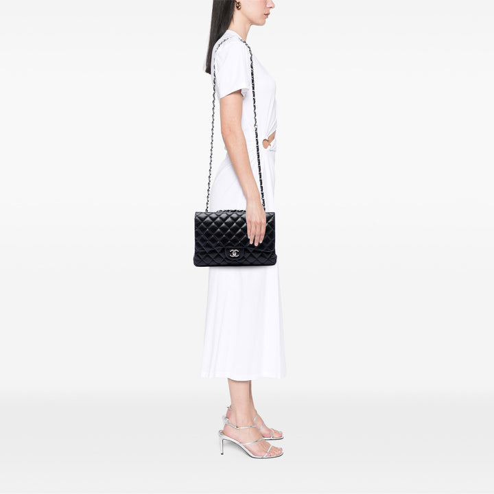 Chanel Classic Rabat simple Jumbo Cuir d'agneau