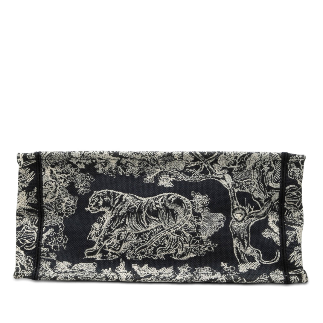 Dior Book Tote brodé Reverse Dioriviera De Jouy Moyen Bleu