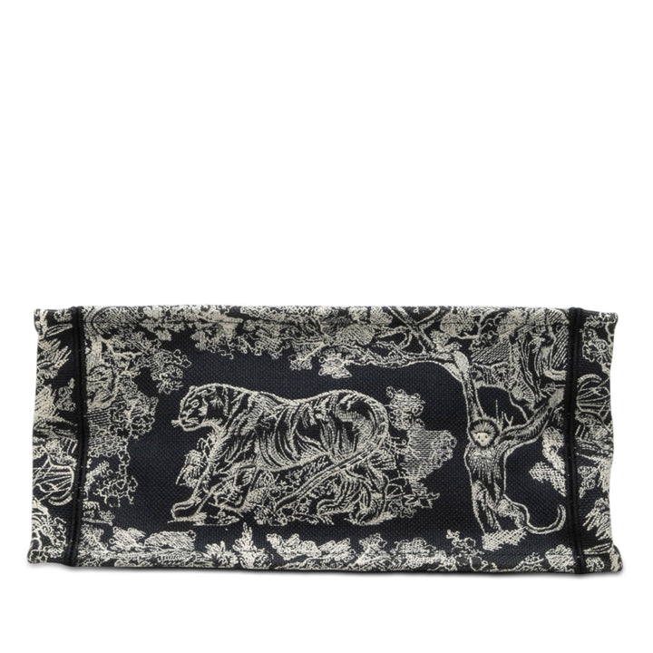 Dior Book Tote brodé Reverse Dioriviera De Jouy Moyen Bleu
