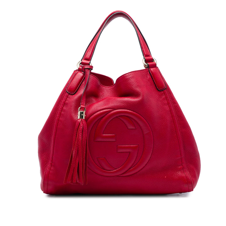 Soho Cellarius Cabas Moyen Cuir de veau Rouge