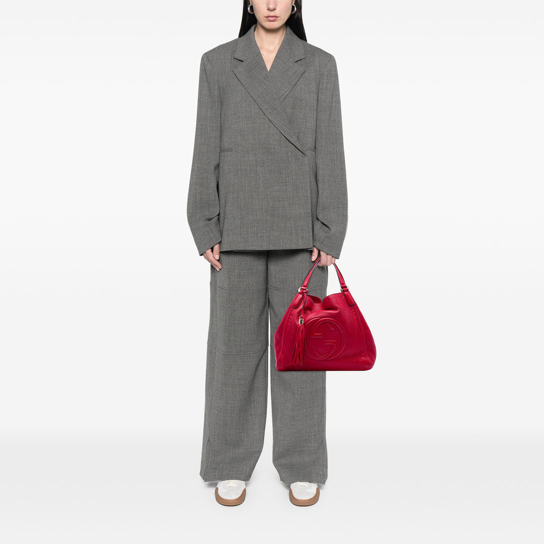 Soho Cellarius Cabas Moyen Cuir de veau Rouge