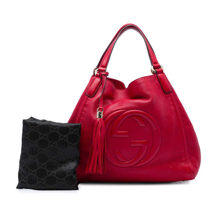 Soho Cellarius Cabas Moyen Cuir de veau Rouge