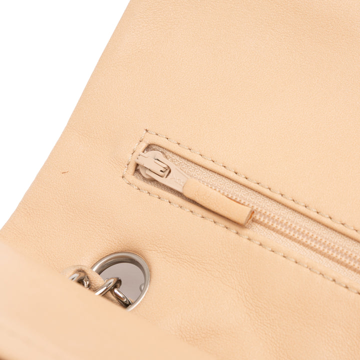 Chanel Medium Classic Cuir d’agneau Double rabat Marron