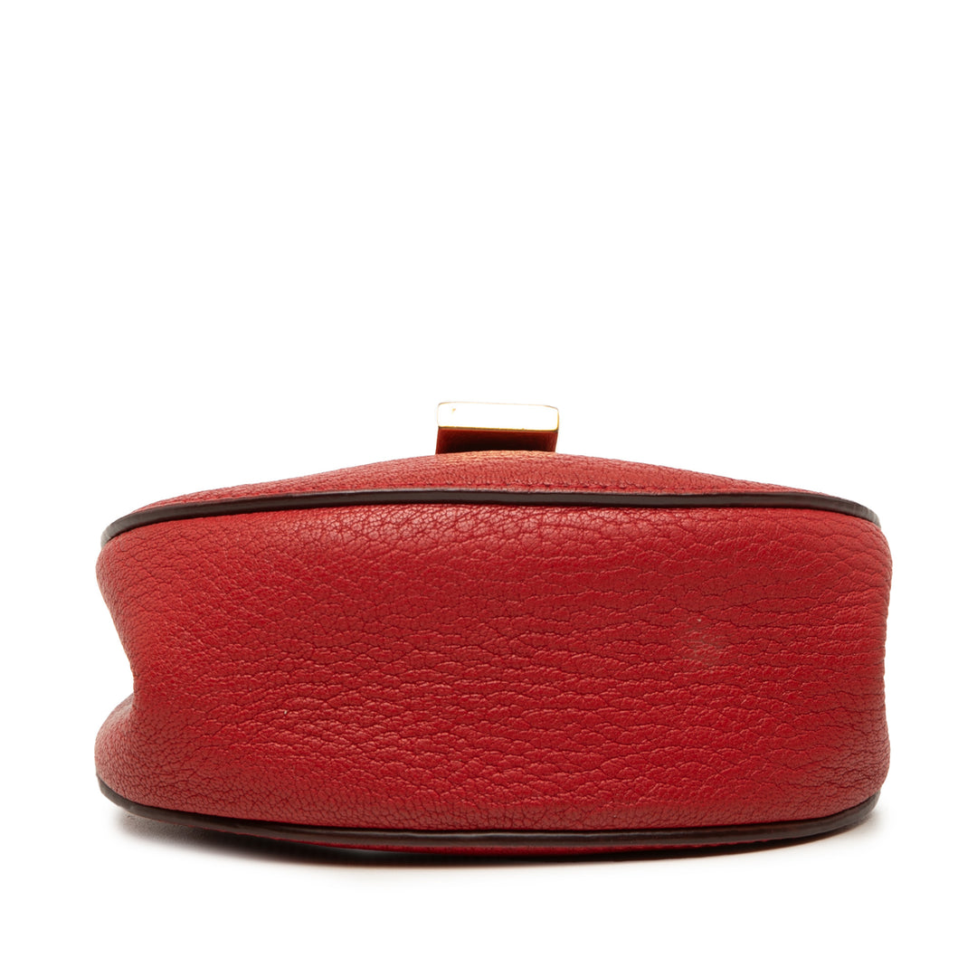 Chloé Nano Grained Cuir d’agneau Drew Sac porté croisé