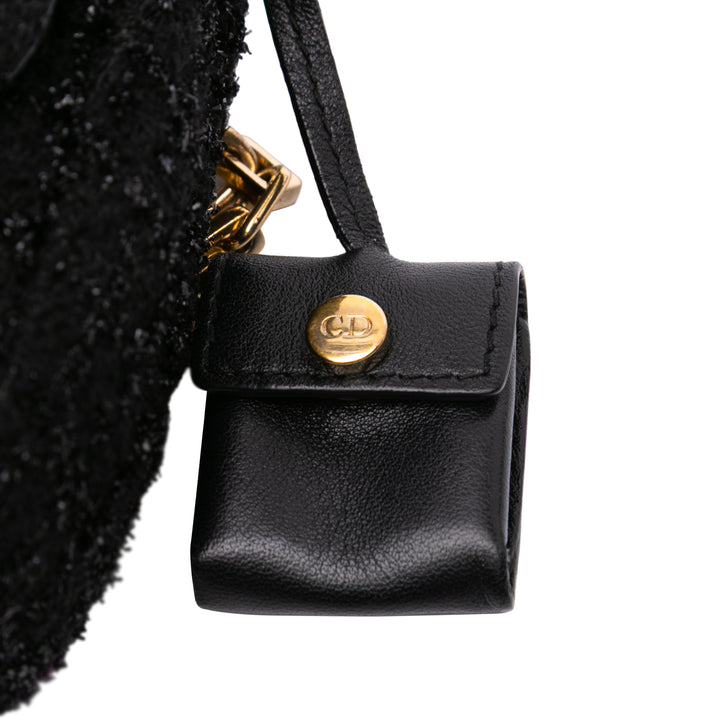 Mini Tweed Cannage Miss Dior Flap Black - Gaby Paris