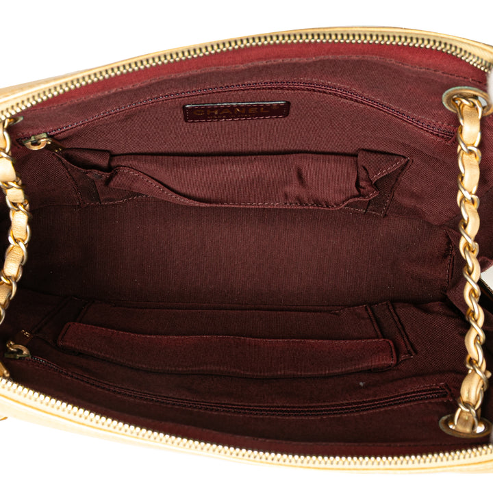 Chanel CC Chevron Cuir d’agneau Camera Sac bandoulière