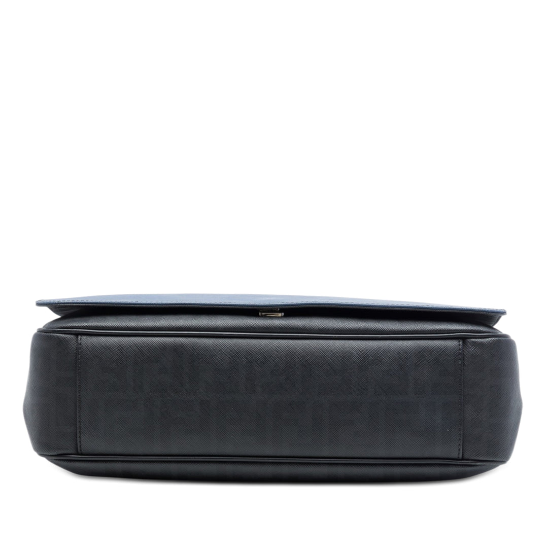 Fendi Zucca Spalmati Ombre à rabat Sac porté croisé