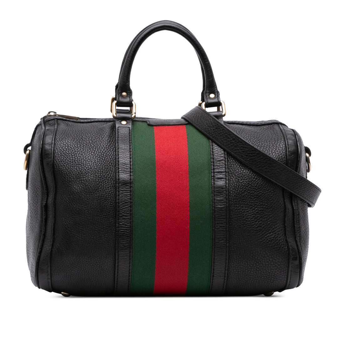 Gucci Cuir de veau Web Joy Boston Bag Noir – GABY PARIS Authentique