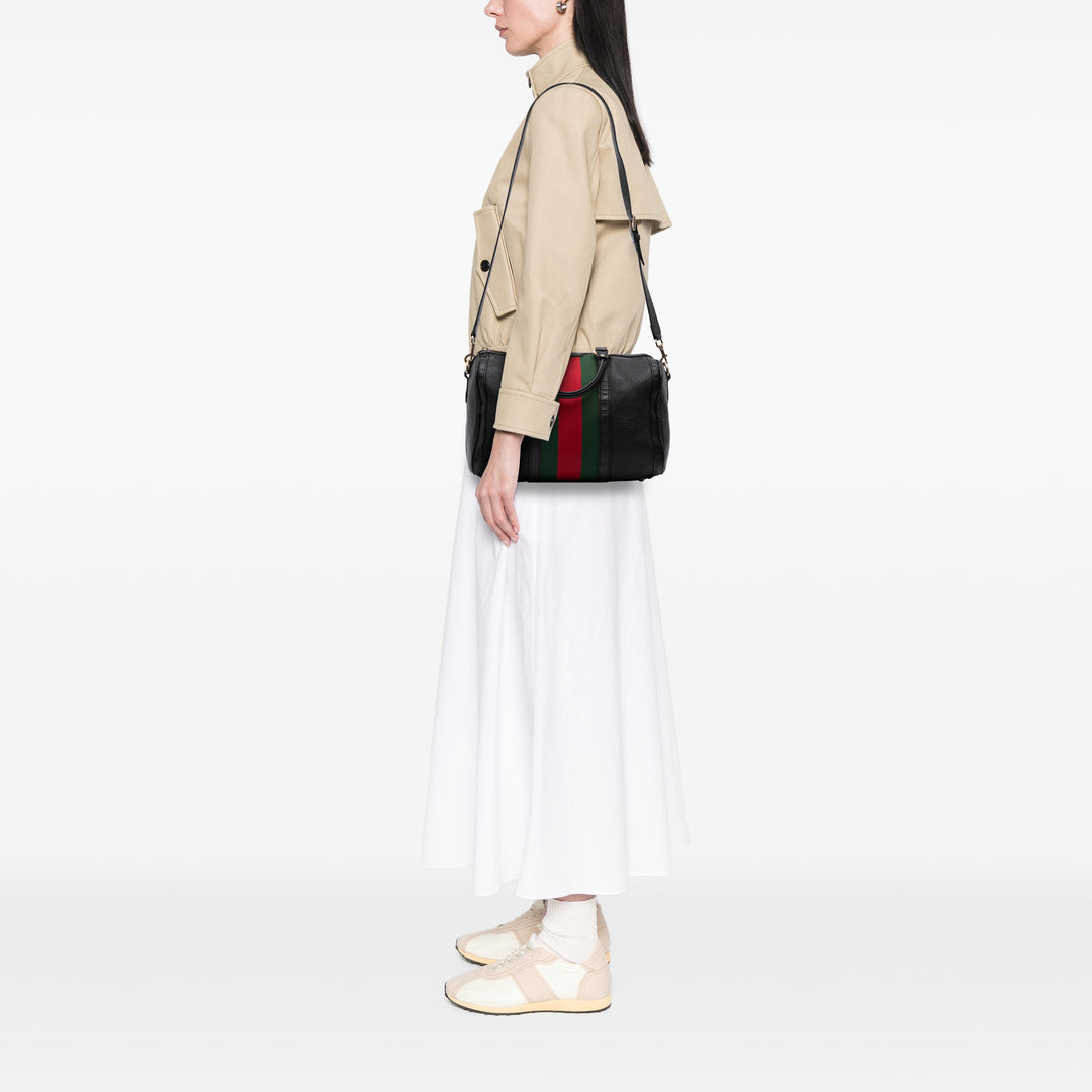 Gucci Cuir de veau Web Joy Boston Bag Noir – GABY PARIS Authentique