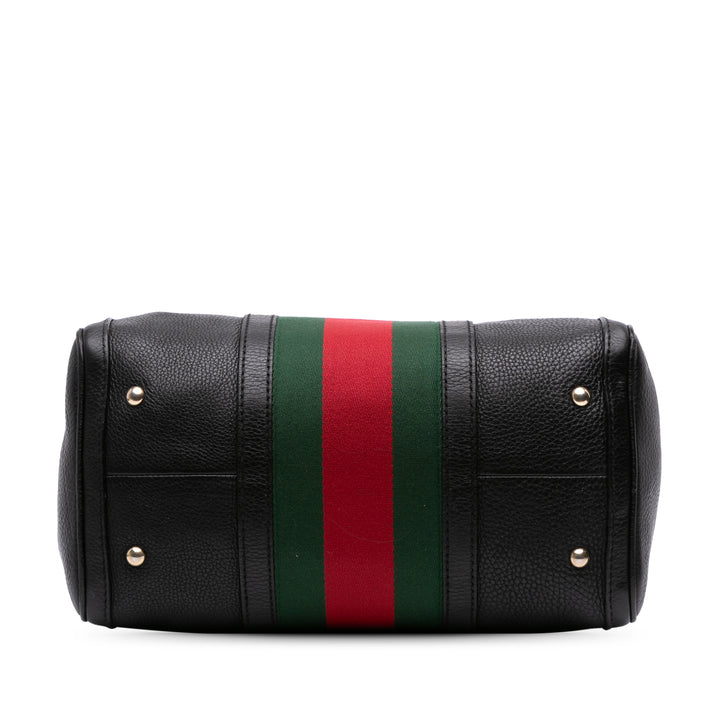 Gucci Cuir de veau Web Joy Boston Bag Noir – GABY PARIS Authentique