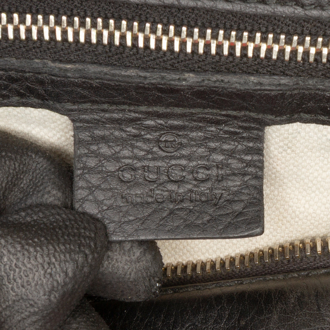 Gucci Cuir de veau Web Joy Boston Bag Noir – GABY PARIS Authentique