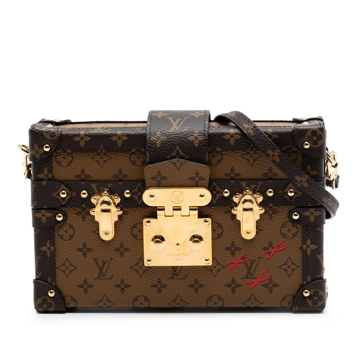 Louis Vuitton Petite Malle Monogram Reverse Marron – vue principale – GABY PARIS