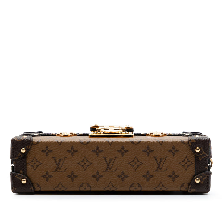 Louis Vuitton Petite Malle Monogram Reverse Marron – vue 3 – GABY PARIS
