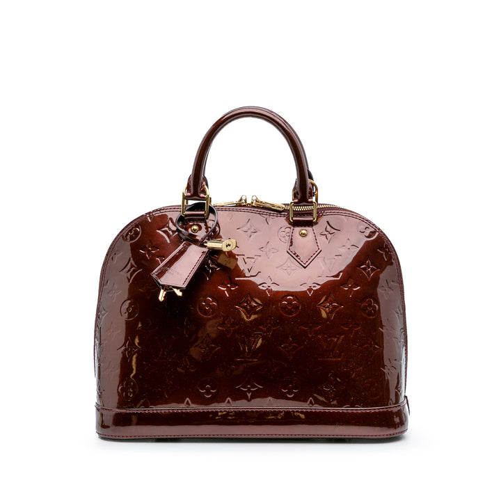 Monogram Varnish Alma PM Red - Gaby Paris