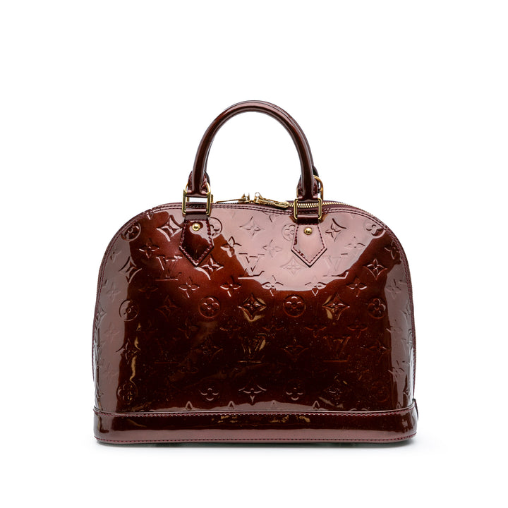 Monogram Varnish Alma PM Red - Gaby Paris
