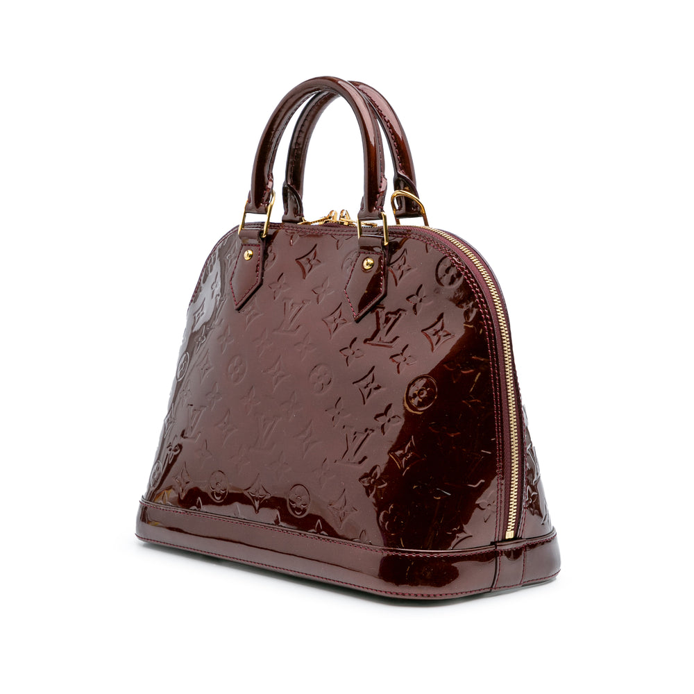 Monogram Varnish Alma PM Red - Gaby Paris