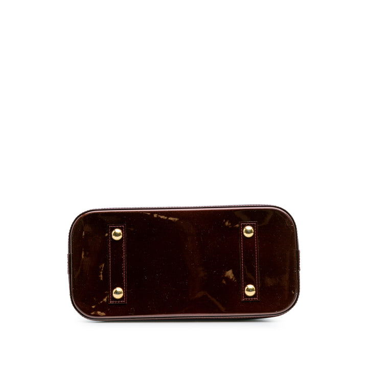 Monogram Varnish Alma PM Red - Gaby Paris