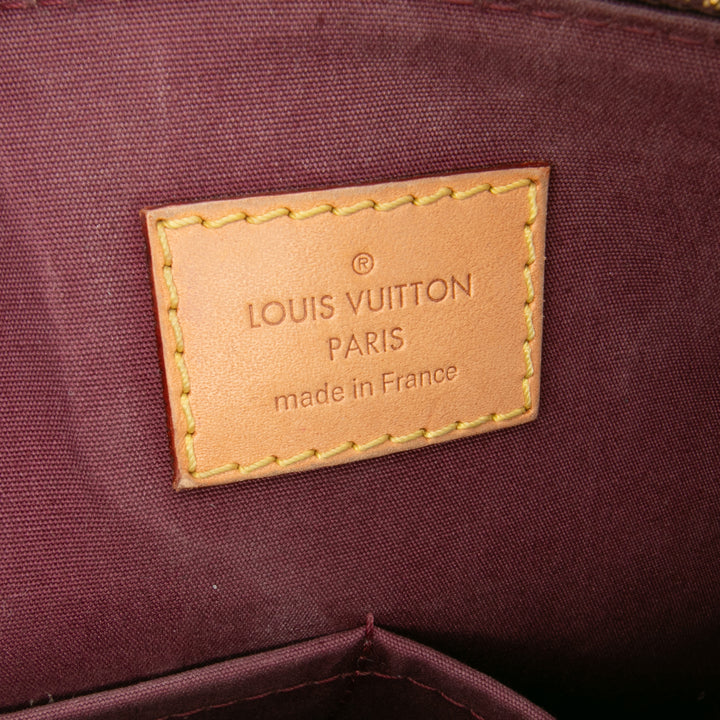 Monogram Varnish Alma PM Red - Gaby Paris