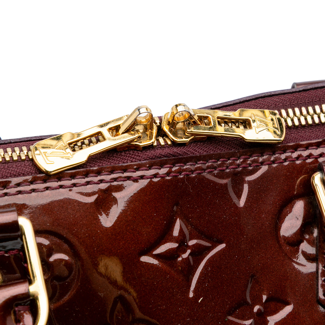 Monogram Varnish Alma PM Red - Gaby Paris