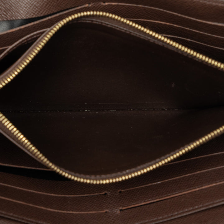 Sarah Portefeuille Damier Ébène Marron