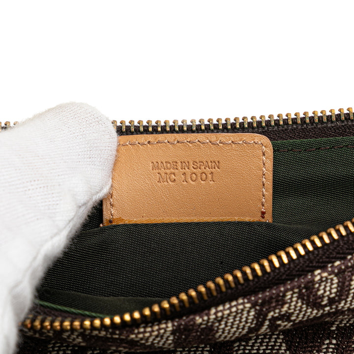 Mini Diorissimo Canvas Saddle Pochette Brown - Gaby Paris