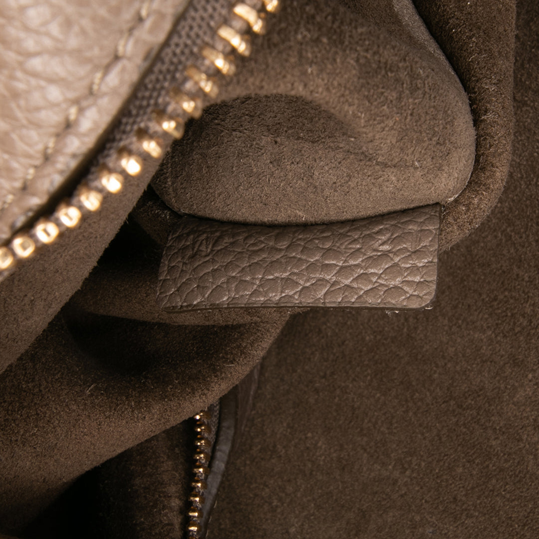 Celine Small Cuir Phantom Cabas Cabas Marron