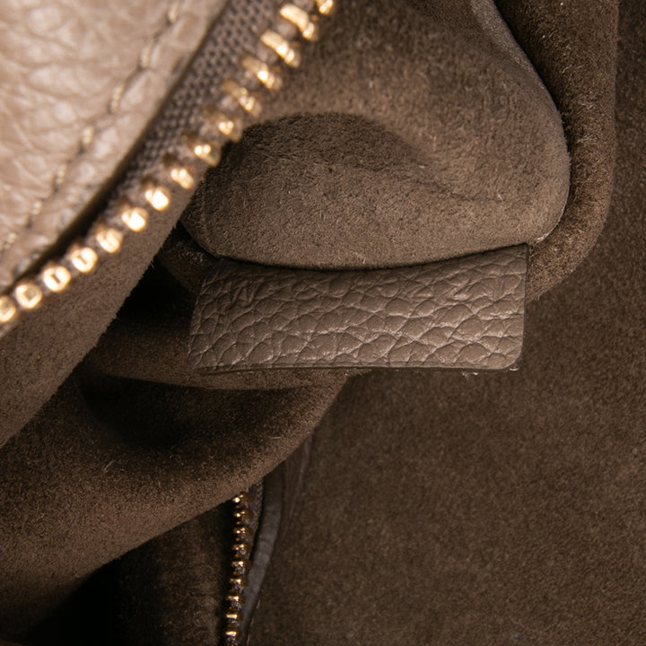 Celine Small Cuir Phantom Cabas Cabas Marron