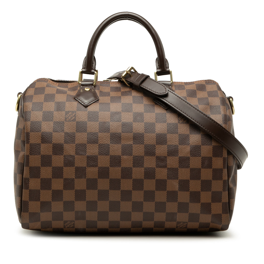 Louis Vuitton Speedy Bandouliere 30 Toile Damier Ébène