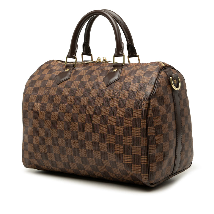 Louis Vuitton Speedy Bandouliere 30 Toile Damier Ébène