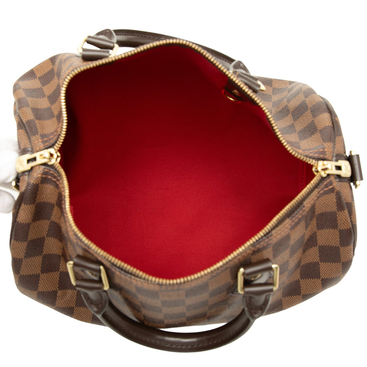 Louis Vuitton Speedy Bandouliere 30 Toile Damier Ébène