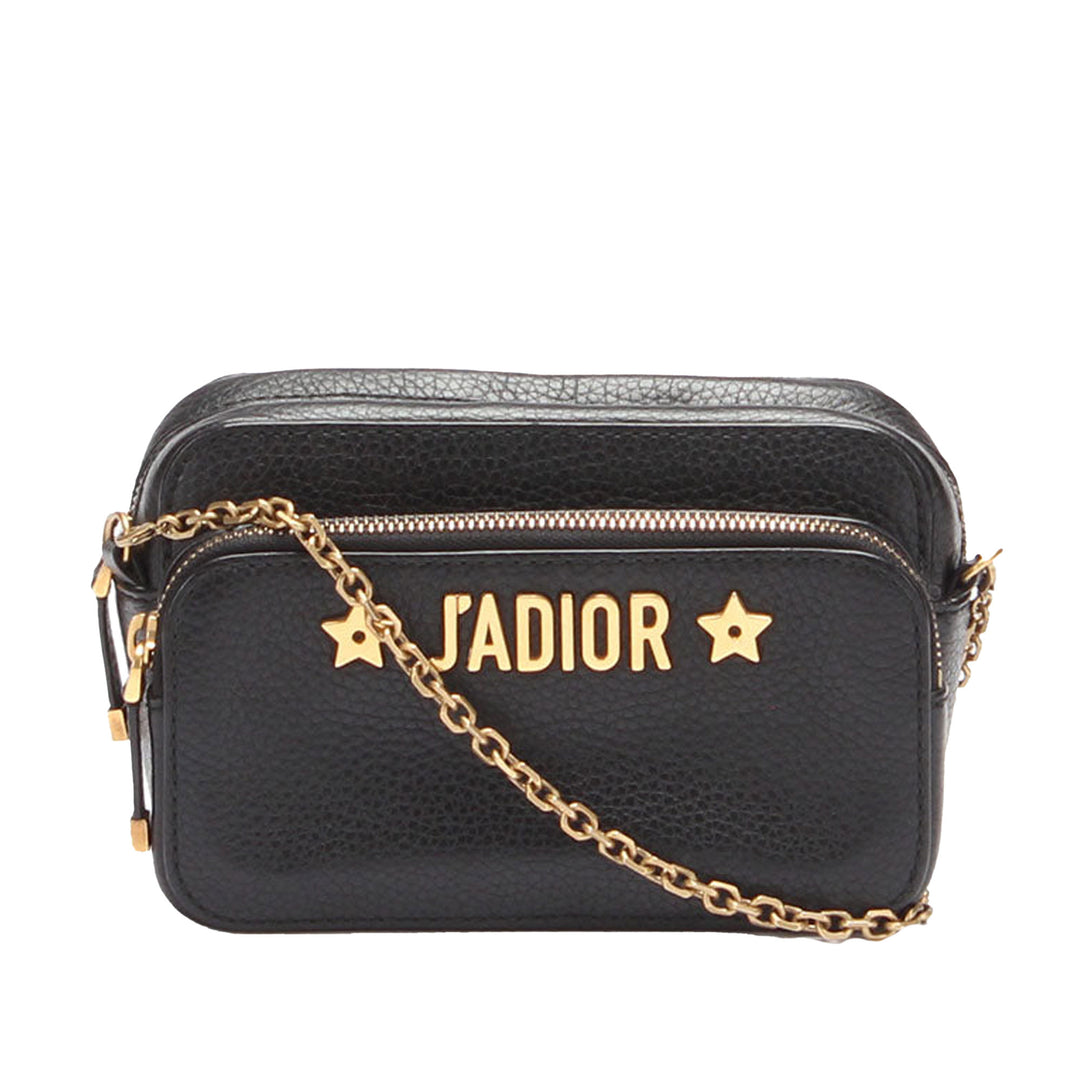 Dior J'Adior Camera Case Clutch with Chain Black - GABY PARIS