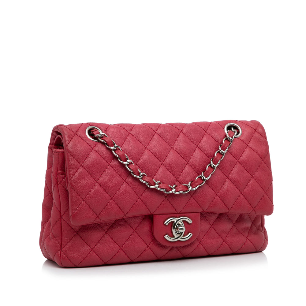 Medium Classic Caviar Double Flap Red - Gaby Paris