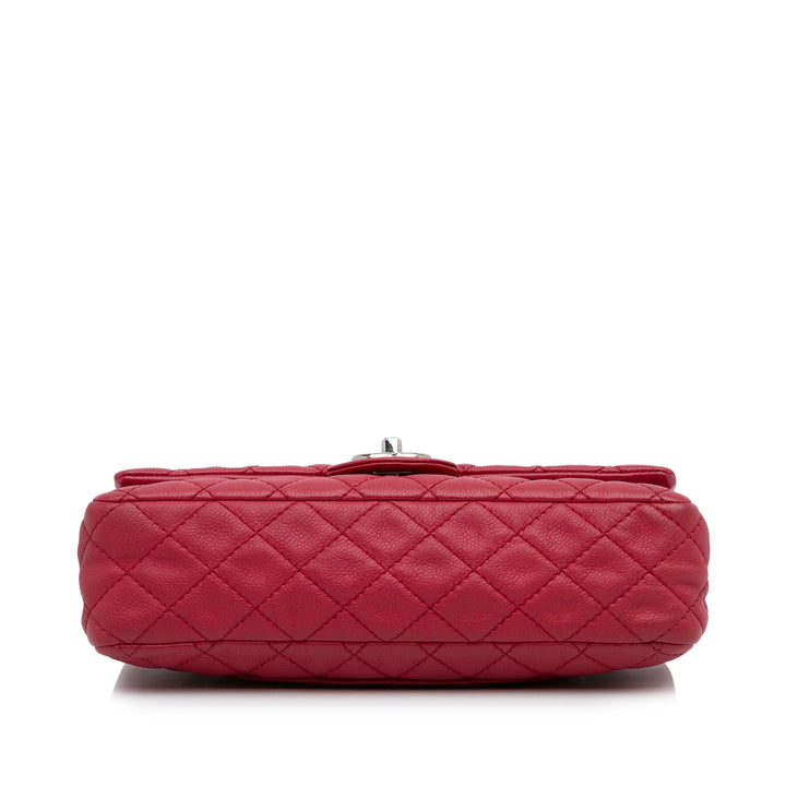 Medium Classic Caviar Double Flap Red - Gaby Paris