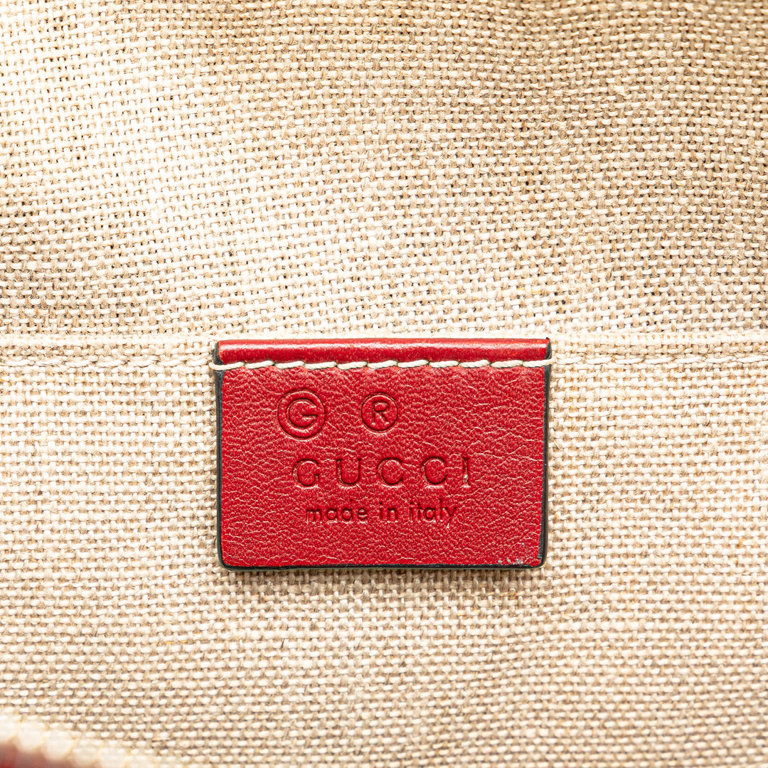 Gucci Mini Microguccissima Dome Satchel Red - GABY PARIS