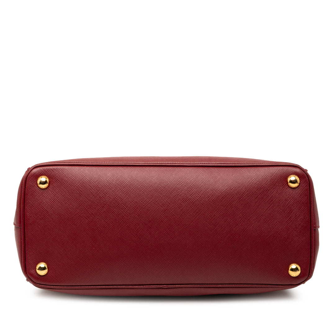 Prada Small Saffiano Lux Galleria Double Zip Sac
