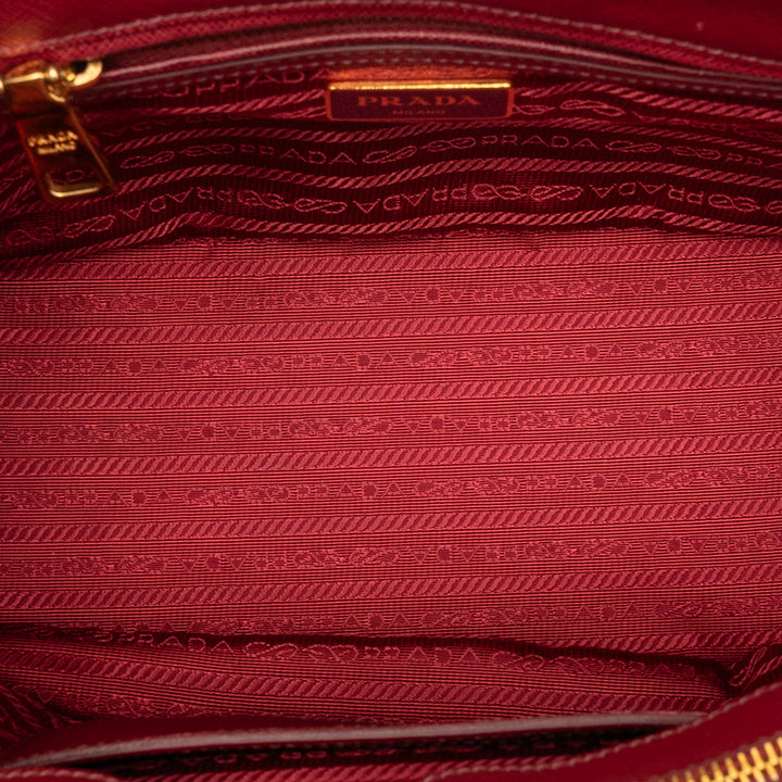 Prada Small Saffiano Lux Galleria Double Zip Sac