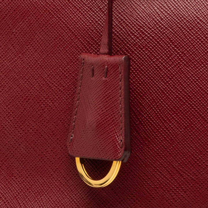Prada Small Saffiano Lux Galleria Double Zip Sac