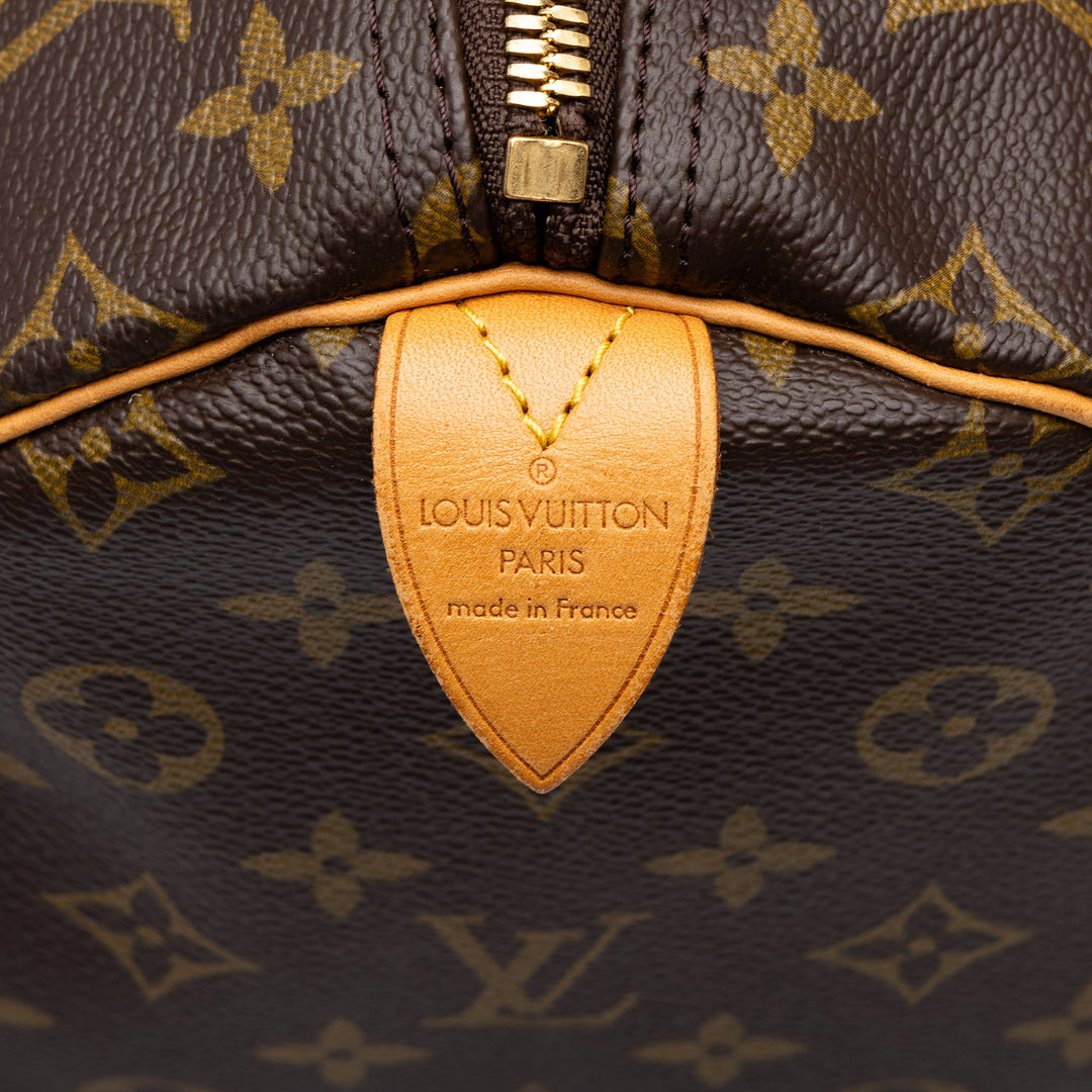 Louis Vuitton Sac de voyage Keepall 55 Monogram Marron – vue 5 – GABY PARIS