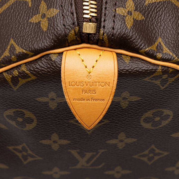 Louis Vuitton Sac de voyage Keepall 55 Monogram Marron – vue 5 – GABY PARIS