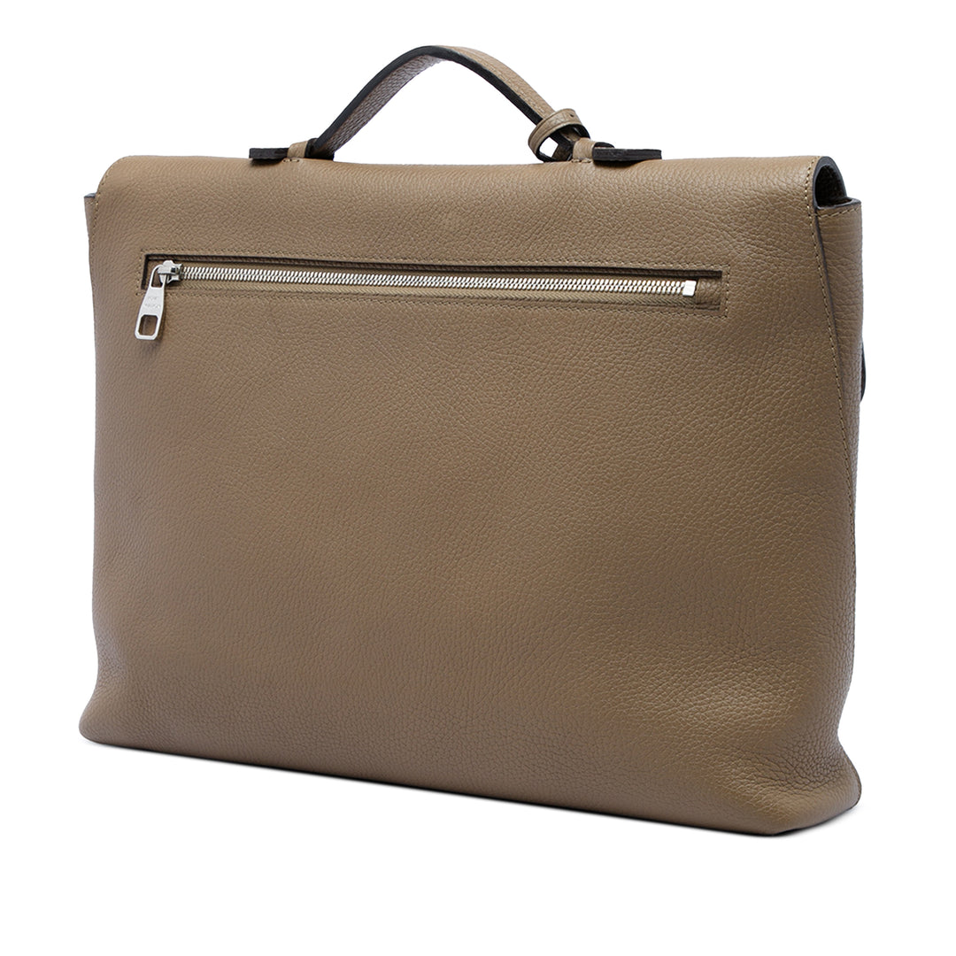 Louis Vuitton Serviette Dorian Porte-documents taurillon Marron – vue 2 – GABY PARIS