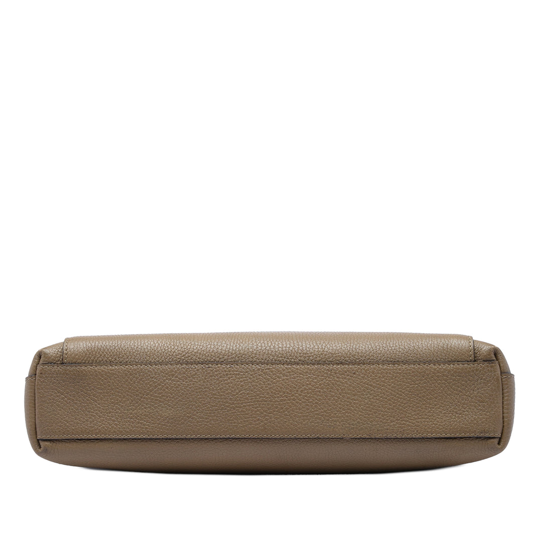 Louis Vuitton Serviette Dorian Porte-documents taurillon Marron – vue 3 – GABY PARIS
