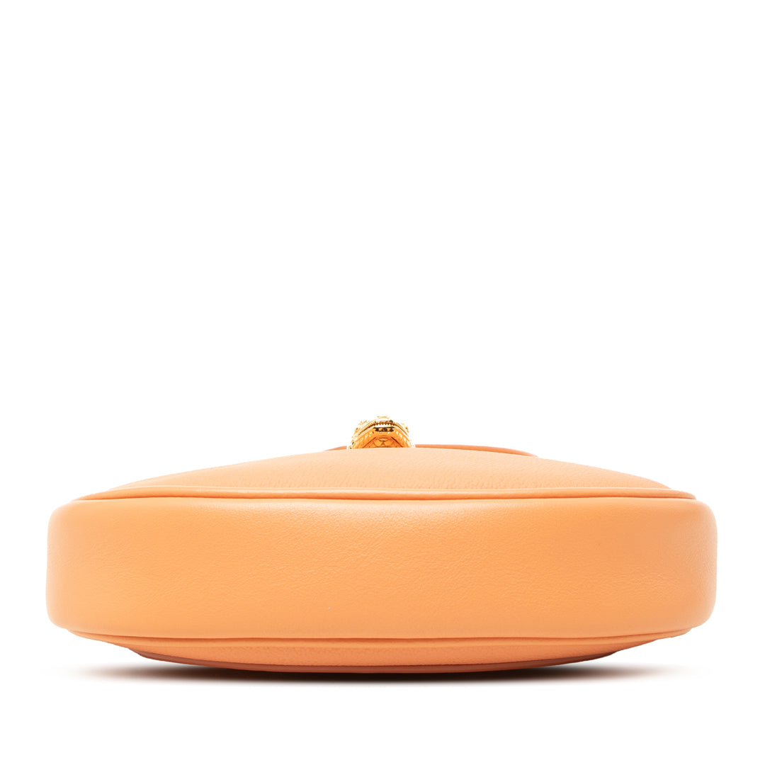 Bvlgari Sac à main Serpenti Ellipse Petit Orange – vue 3 – GABY PARIS