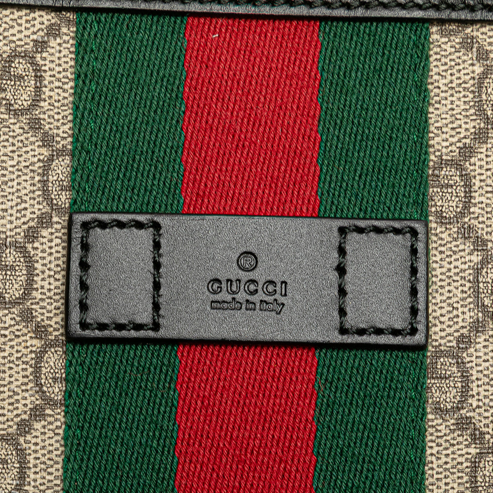 GG Supreme Web Crossbody Brown - Gaby Paris