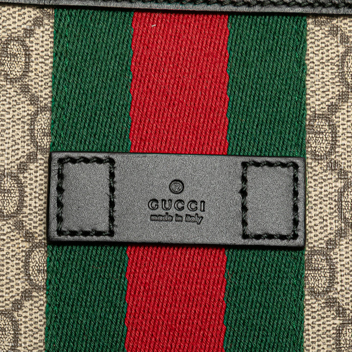 GG Supreme Web Crossbody Brown - Gaby Paris