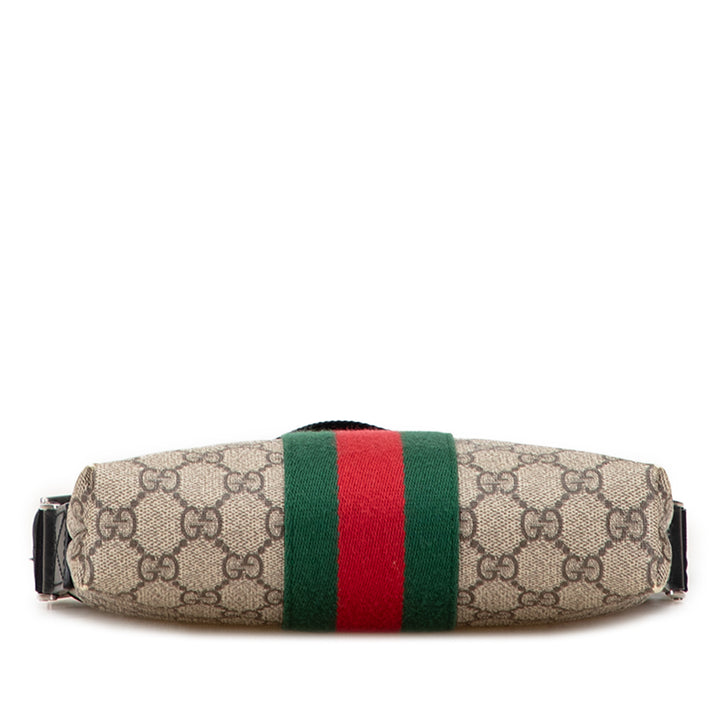 GG Supreme Web Crossbody Brown - Gaby Paris