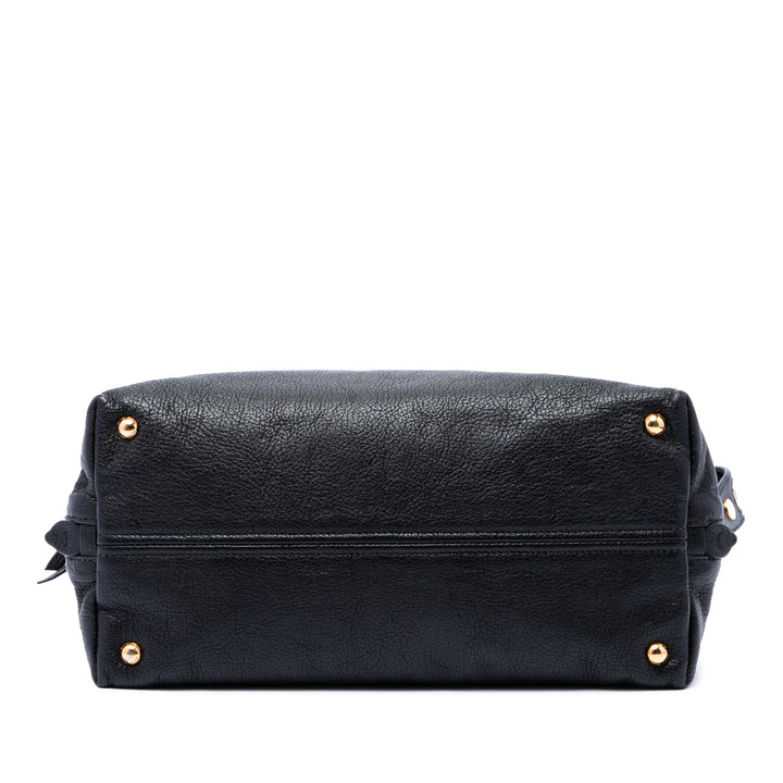 Miu Miu Cuir de chèvre Madras Zip Sac