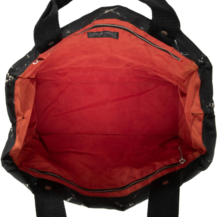 Chanel Old Travel Line Nylon Cabas